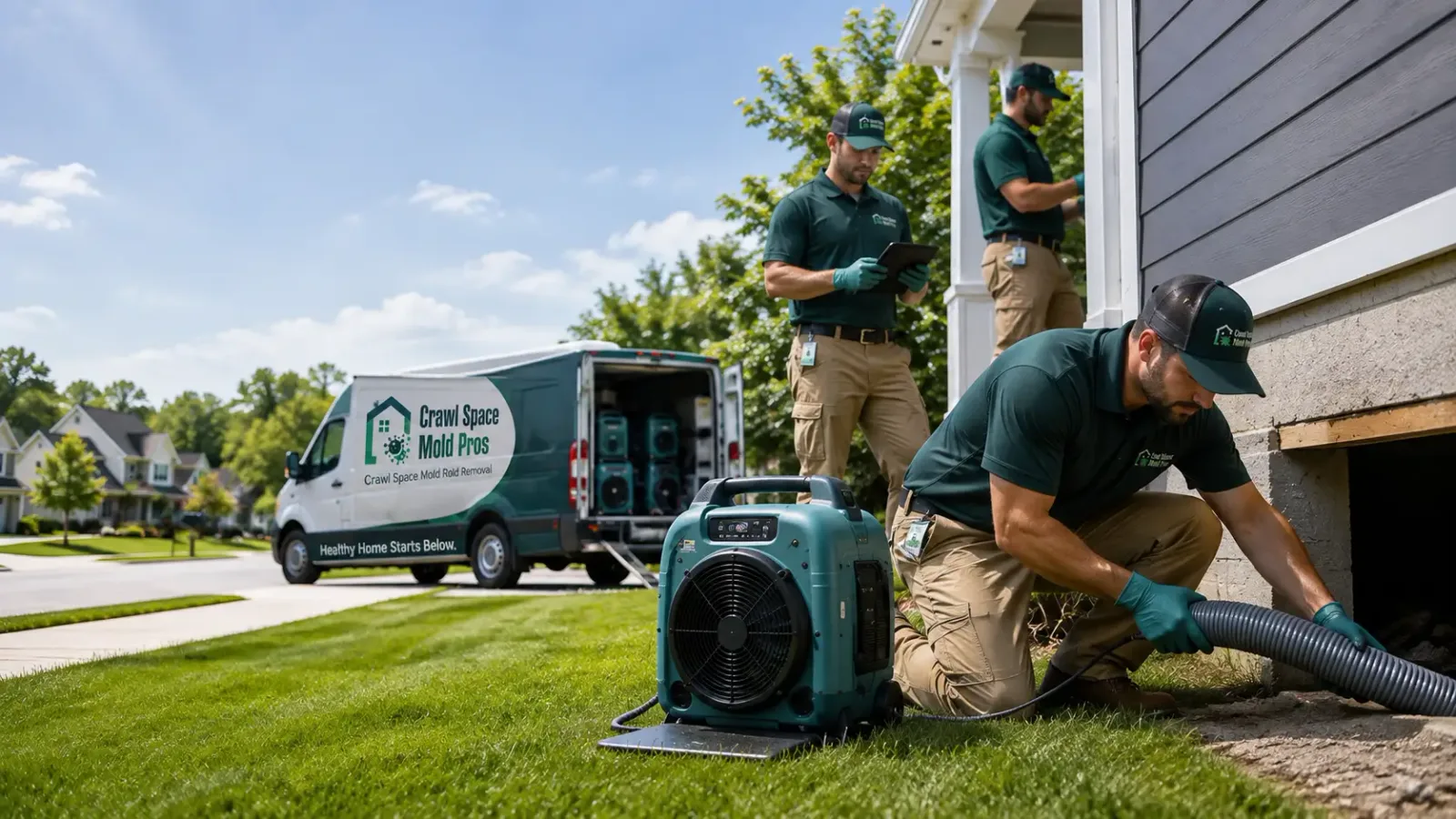 Crawl Space Mold Removal in Marlette, MI